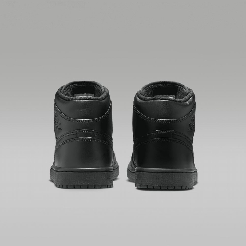 Nike Air Jordan 1 Mid Miesten Kengät Mustat | 791EHXZVB