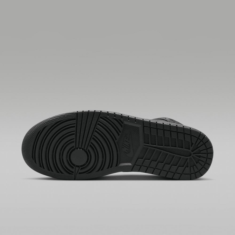 Nike Air Jordan 1 Mid Miesten Kengät Mustat | 791EHXZVB