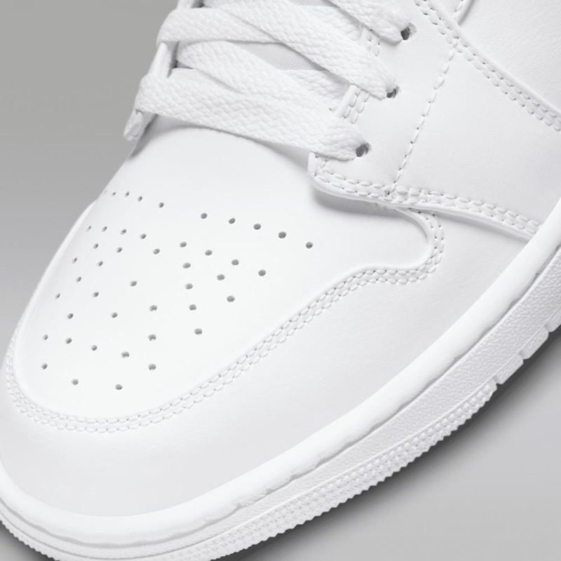 Nike Air Jordan 1 Mid Miesten Kengät Valkoinen | 134JMEWDH
