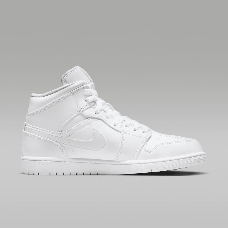 Nike Air Jordan 1 Mid Miesten Kengät Valkoinen | 134JMEWDH