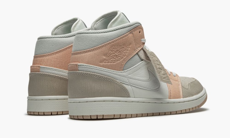 Nike Air Jordan 1 Mid 'Milan' Miesten Kengät Vaaleanbeige Pinkki | 716CZQHAT