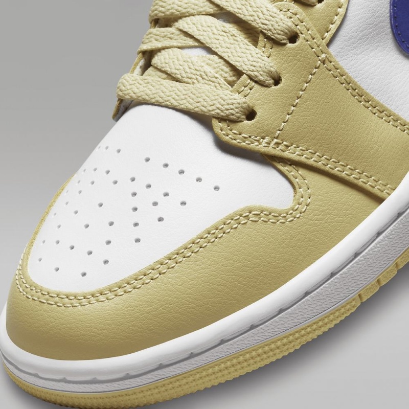Nike Air Jordan 1 Mid Naisten Kengät Keltainen Valkoinen | 647XLJEOZ
