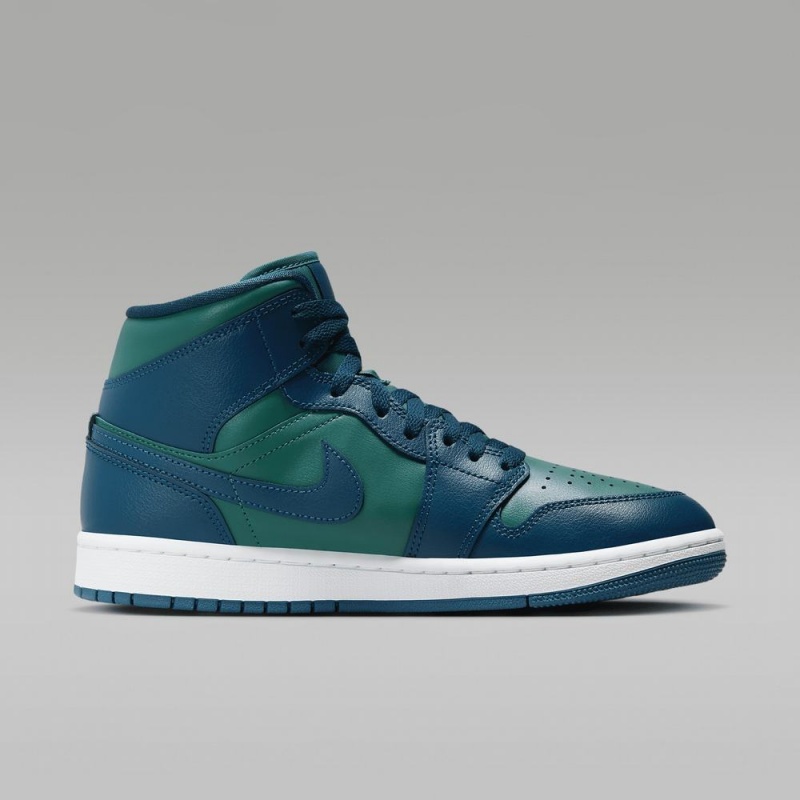 Nike Air Jordan 1 Mid Naisten Kengät Sininen | 352DUNMLR