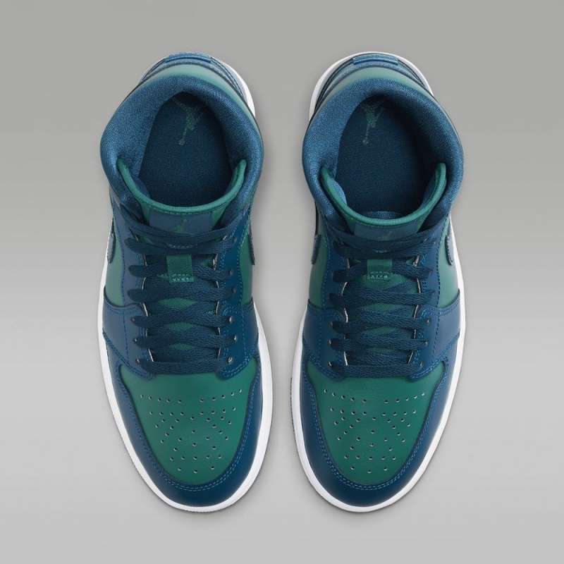 Nike Air Jordan 1 Mid Naisten Kengät Sininen | 352DUNMLR