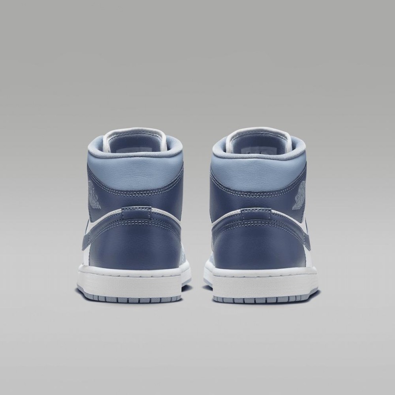 Nike Air Jordan 1 Mid Naisten Kengät Sininen Valkoinen | 025SCATZY