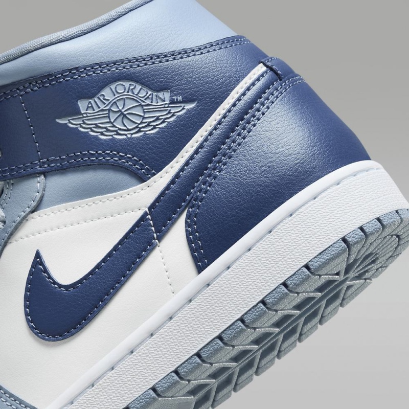 Nike Air Jordan 1 Mid Naisten Kengät Sininen Valkoinen | 025SCATZY