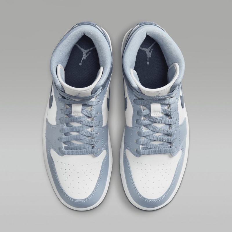 Nike Air Jordan 1 Mid Naisten Kengät Sininen Valkoinen | 025SCATZY