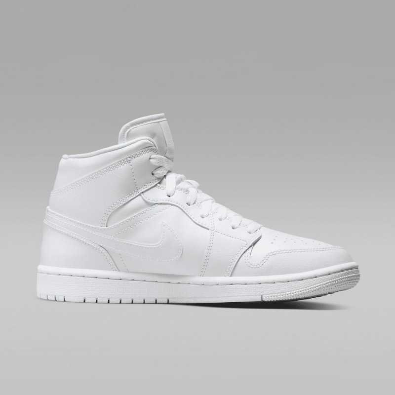 Nike Air Jordan 1 Mid Naisten Kengät Valkoinen | 061MOARTX