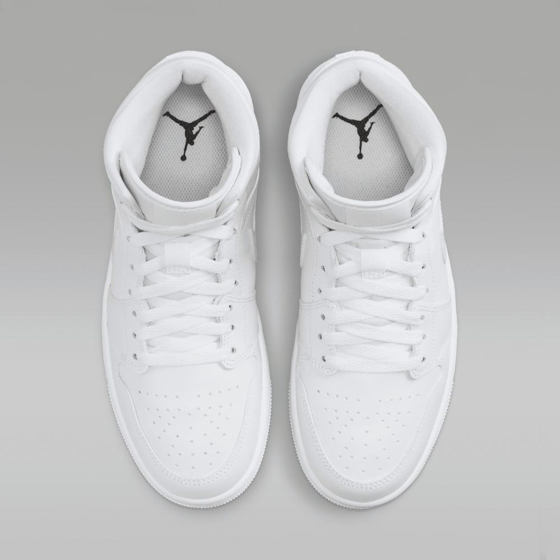 Nike Air Jordan 1 Mid Naisten Kengät Valkoinen | 061MOARTX