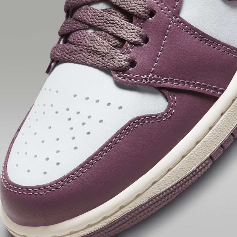 Nike Air Jordan 1 Mid Naisten Kengät Violetit Valkoinen | 436JIMQKP