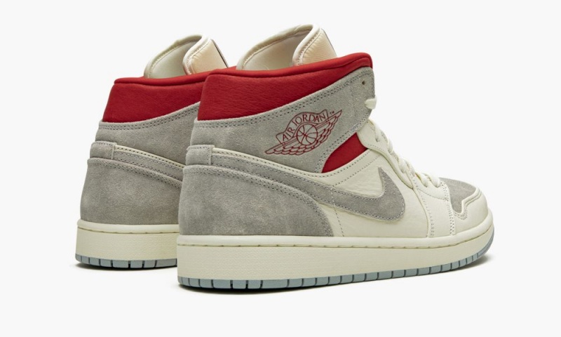 Nike Air Jordan 1 Mid PRM 'Sneakersnstuff 20th anniversary' Miesten Kengät Harmaat Punainen Valkoinen | 715WOLIKX