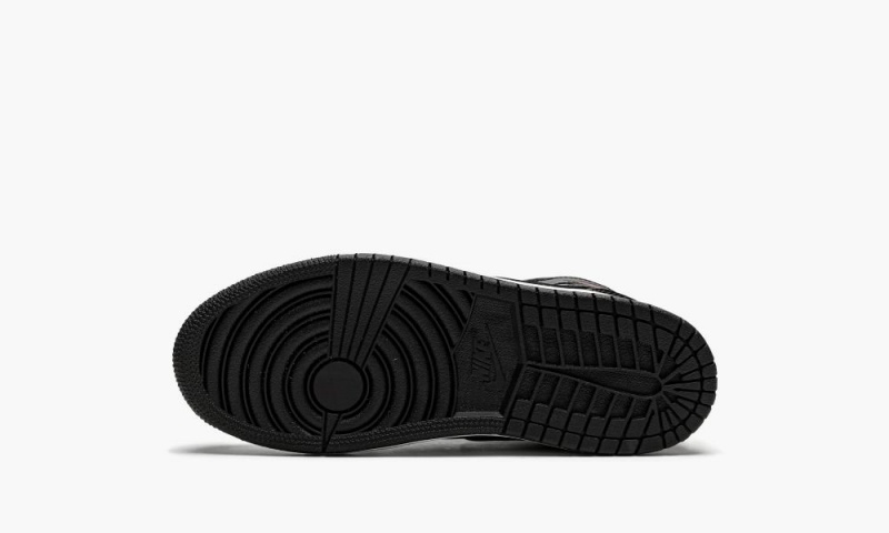 Nike Air Jordan 1 Mid PS 'Black / Shadow Grey' Lasten Kengät Mustat Punainen Harmaat | 624IBPSYQ