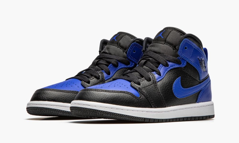 Nike Air Jordan 1 Mid PS 'Hyper Royal / Black' Lasten Kengät Mustat Kuninkaallinen Sininen Valkoinen | 784QRSVPW