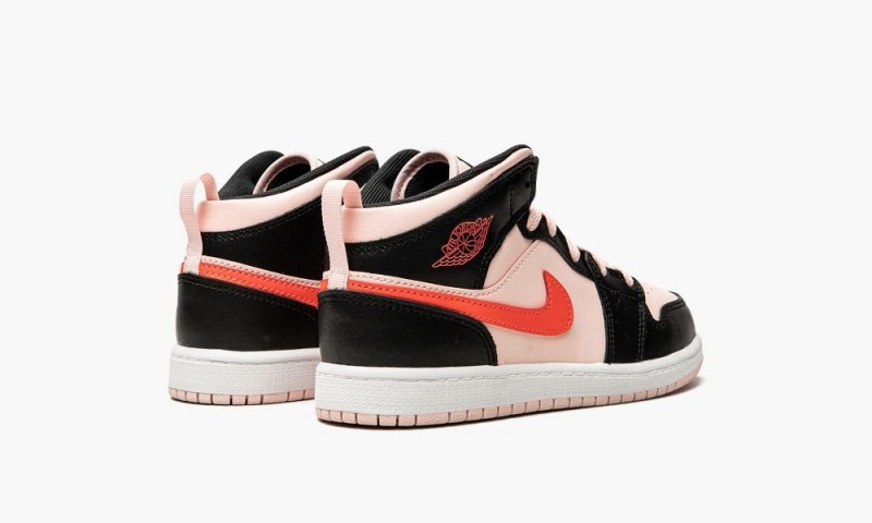 Nike Air Jordan 1 Mid (PS) Lasten Kengät Mustat | 945EBJGIC