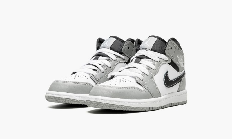 Nike Air Jordan 1 Mid PS 'Light Smoke Grey' Lasten Kengät Harmaat | 308ZDPGNK