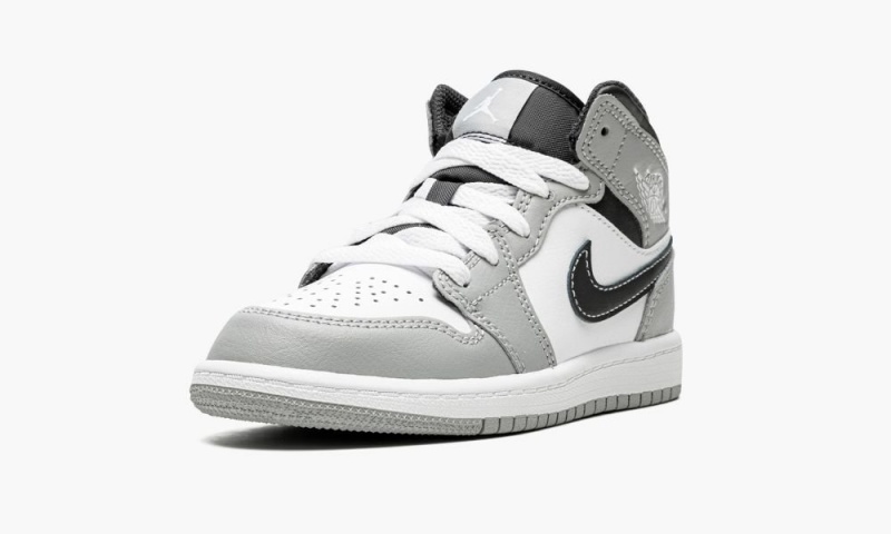 Nike Air Jordan 1 Mid PS 'Light Smoke Grey' Lasten Kengät Harmaat | 308ZDPGNK