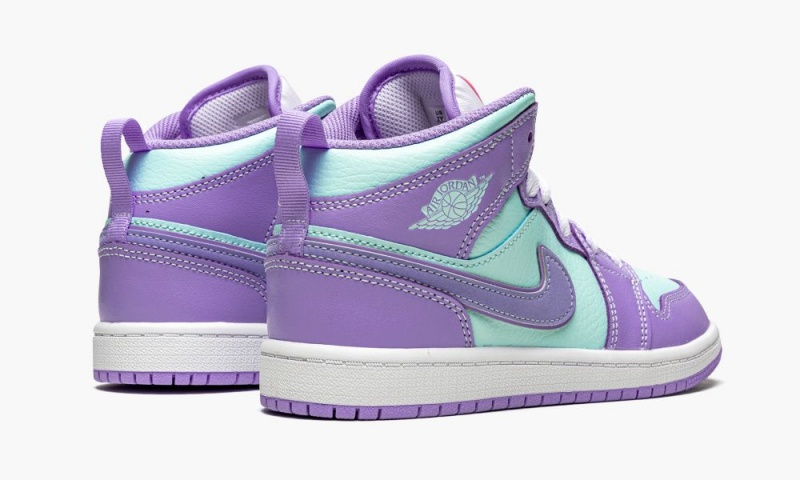 Nike Air Jordan 1 Mid PS 'Purple Pulse / Glacier Blue' Lasten Kengät Violetit | 426YVJSDC