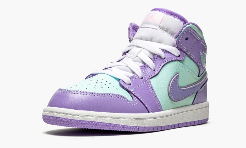 Nike Air Jordan 1 Mid PS 'Purple Pulse / Glacier Blue' Lasten Kengät Violetit | 426YVJSDC