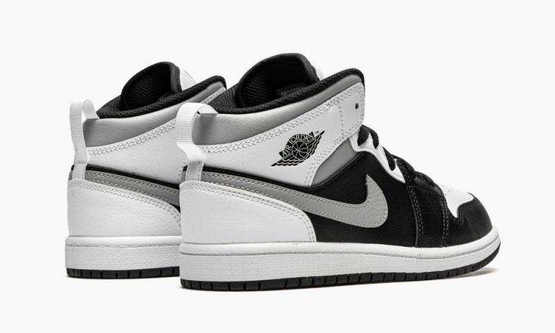 Nike Air Jordan 1 Mid PS 'White Shadow' Lasten Kengät Mustat Harmaat | 483RLHQPN