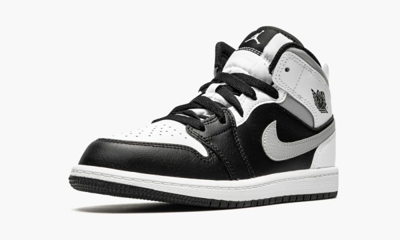 Nike Air Jordan 1 Mid PS 'White Shadow' Lasten Kengät Mustat Harmaat | 483RLHQPN