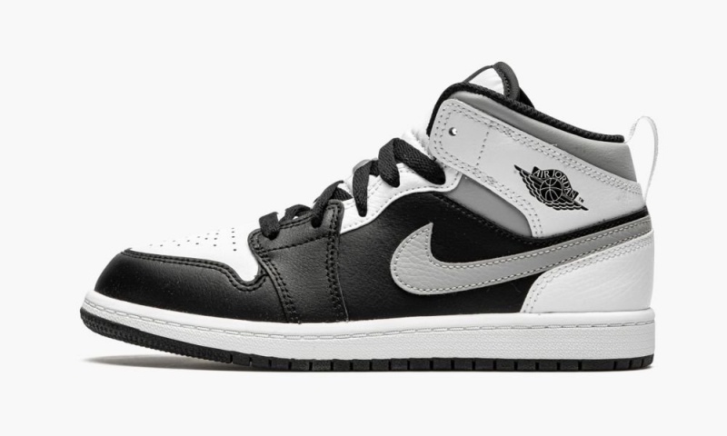 Nike Air Jordan 1 Mid PS \'White Shadow\' Lasten Kengät Mustat Harmaat | 483RLHQPN
