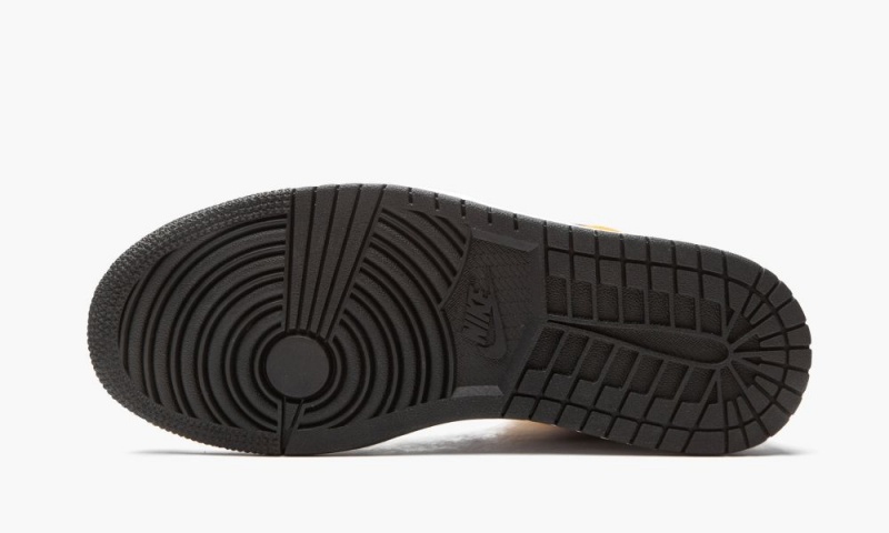 Nike Air Jordan 1 Mid 'Perforated' Naisten Kengät Valkoinen Mustat Kultaiset | 259OEQTMX