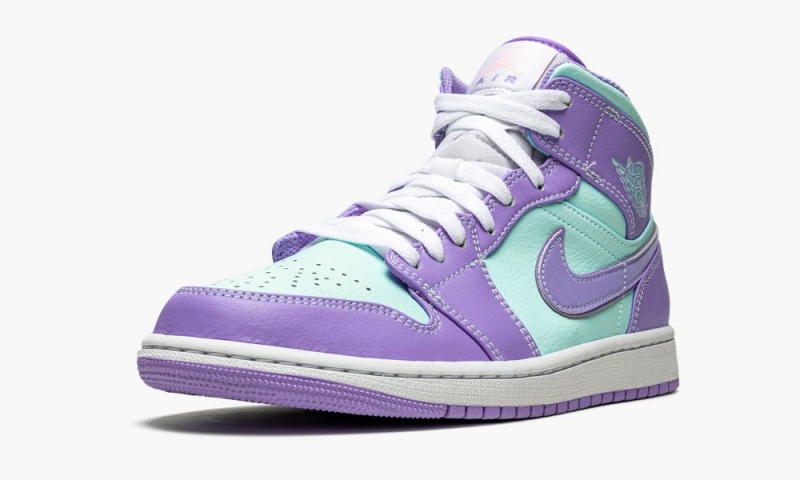 Nike Air Jordan 1 Mid 'Purple Pulse / Glacier Blue' Miesten Kengät Violetit | 021LMBUQV