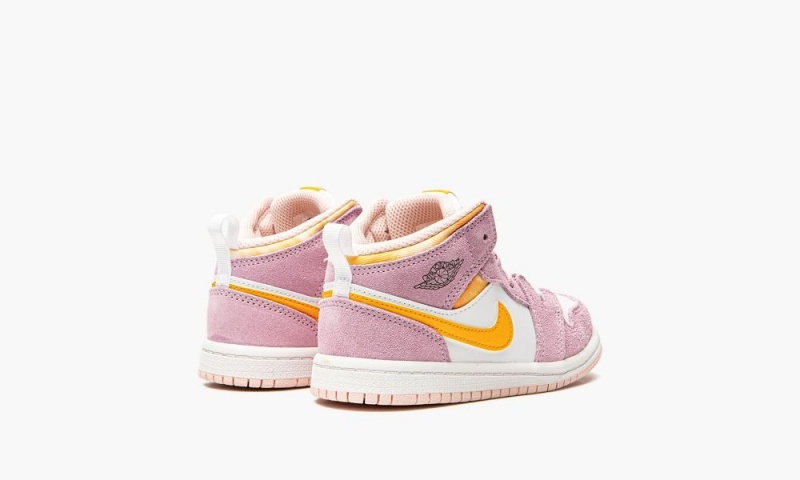 Nike Air Jordan 1 Mid SE 'Arctic Pink' Lasten Kengät Pinkki | 472YHVJMX