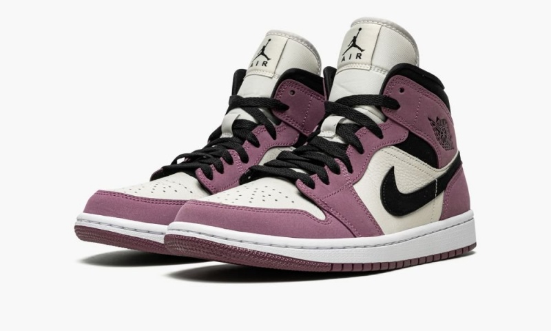 Nike Air Jordan 1 Mid SE 'Berry Pink' Naisten Kengät Violetit Mustat | 583NWKHCV