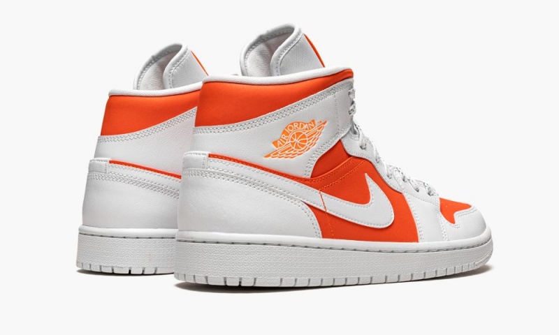 Nike Air Jordan 1 Mid SE 'Bright Citrus' Naisten Kengät Vaaleanoranssi Valkoinen | 746ATBHRZ