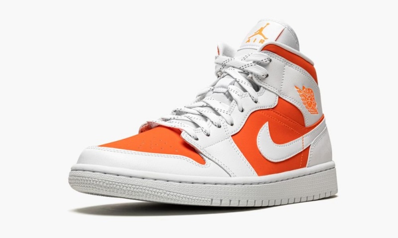 Nike Air Jordan 1 Mid SE 'Bright Citrus' Naisten Kengät Vaaleanoranssi Valkoinen | 746ATBHRZ