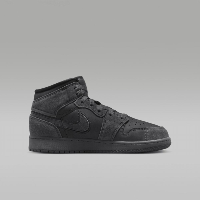 Nike Air Jordan 1 Mid SE Craft Lasten Kengät Tummanharmaat | 546KERJCW
