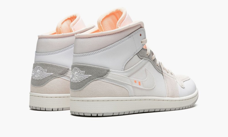 Nike Air Jordan 1 Mid SE Craft Miesten Kengät Valkoinen Harmaat | 378JQPEXN