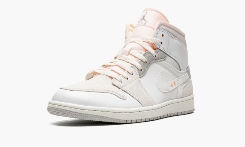 Nike Air Jordan 1 Mid SE Craft Miesten Kengät Valkoinen Harmaat | 378JQPEXN