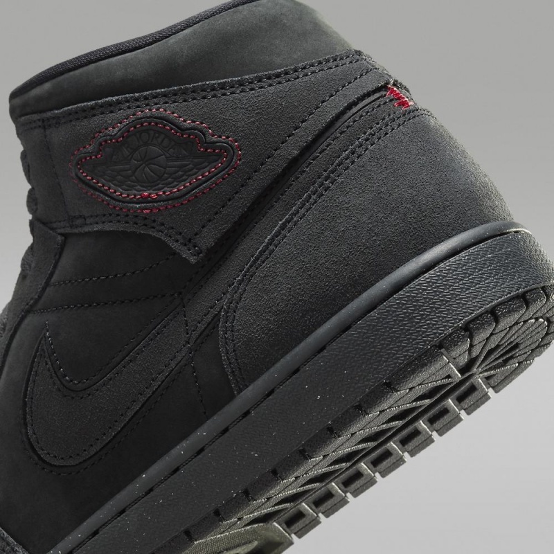 Nike Air Jordan 1 Mid SE Craft Naisten Kengät Tummanharmaat Punainen Mustat | 617VIOLCW