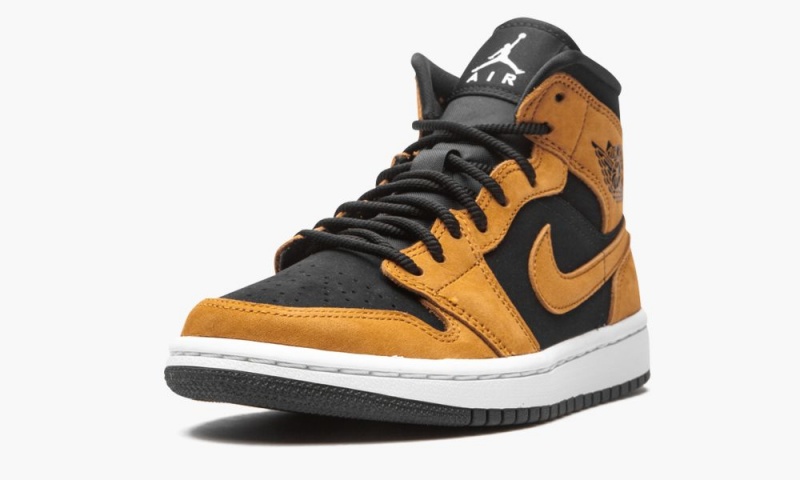 Nike Air Jordan 1 Mid SE 'Desert Ochre' Naisten Kengät Mustat Ruskea | 594TMECDL
