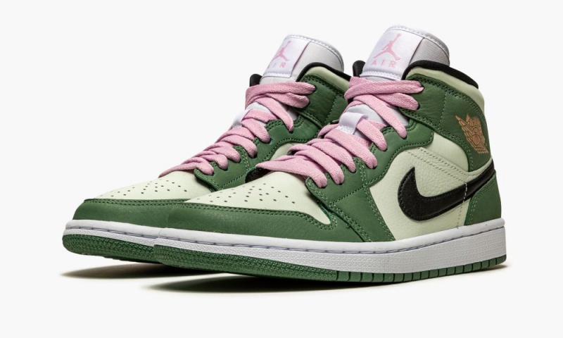 Nike Air Jordan 1 Mid SE 'Dutch Green' Naisten Kengät Vihreä Mustat Vihreä | 638LUFVPM