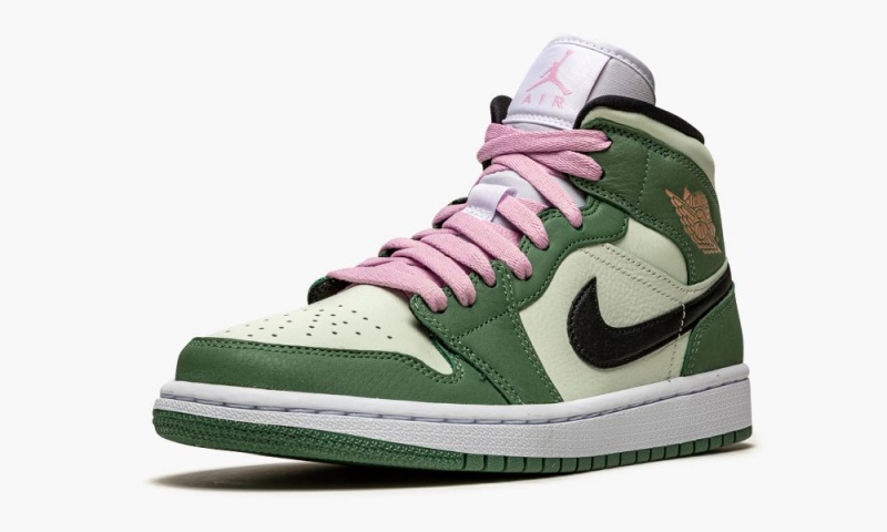 Nike Air Jordan 1 Mid SE 'Dutch Green' Naisten Kengät Vihreä Mustat Vihreä | 638LUFVPM