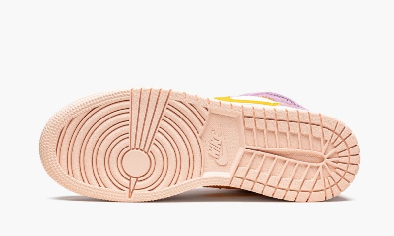 Nike Air Jordan 1 Mid SE GS 'Arctic Pink' Lasten Kengät Pinkki Kultaiset | 042SJAXEK