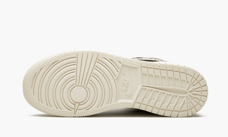 Nike Air Jordan 1 Mid SE (GS) 'Cheetah' Lasten Kengät Mustat Valkoinen | 146GTRJCI