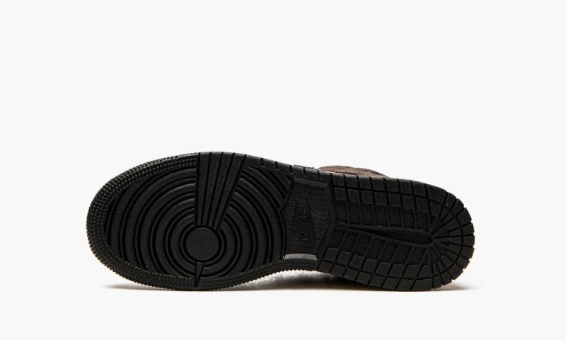Nike Air Jordan 1 Mid SE GS 'Earth Tone' Lasten Kengät Tummansuklaa Punainen | 217OXDJFK