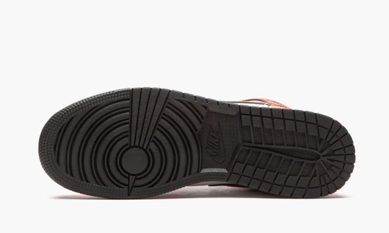 Nike Air Jordan 1 Mid SE GS 'Turf Orange' Lasten Kengät Oranssi Mustat Valkoinen | 132AUNMWF