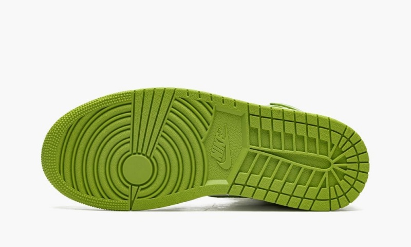 Nike Air Jordan 1 Mid SE 'Green Python' Naisten Kengät Valkoinen Vihreä Valkoinen | 852RIBEGT
