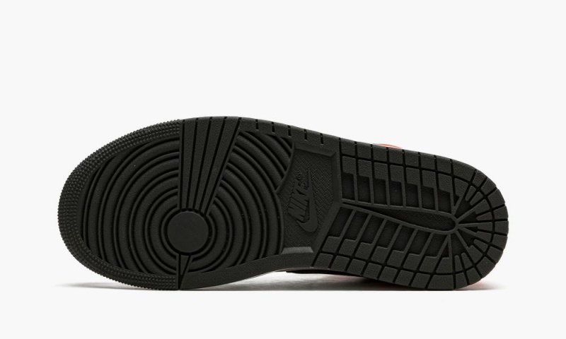Nike Air Jordan 1 Mid SE 'Newsprint' Naisten Kengät Punainen Mustat | 016XAMOZN