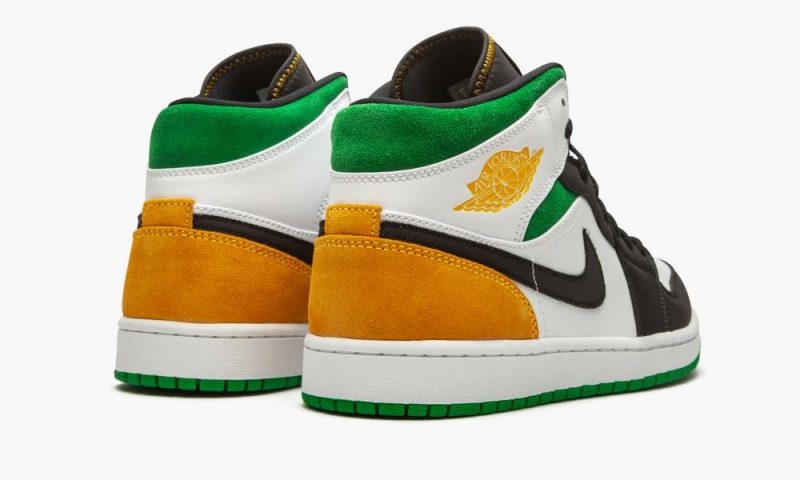 Nike Air Jordan 1 Mid SE 'Oakland' Miesten Kengät Valkoinen Oranssi Mustat | 642YNGWEL