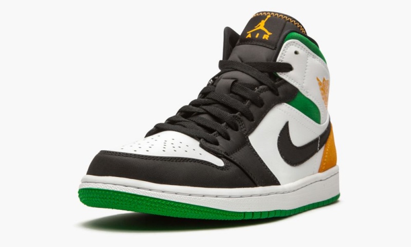 Nike Air Jordan 1 Mid SE 'Oakland' Miesten Kengät Valkoinen Oranssi Mustat | 642YNGWEL