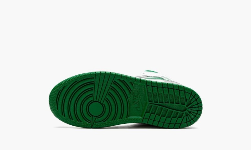 Nike Air Jordan 1 Mid SE PS 'Grey / Green' Lasten Kengät Valkoinen Syvä Vihreä | 462MVIJFD
