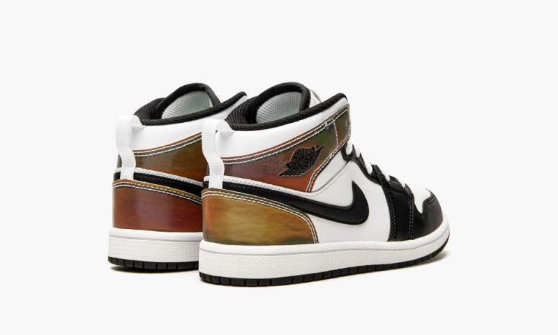 Nike Air Jordan 1 Mid SE PS 'Heat Reactive' Lasten Kengät Valkoinen Mustat | 167ILZEVX
