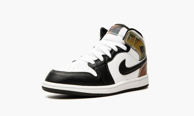 Nike Air Jordan 1 Mid SE PS 'Heat Reactive' Lasten Kengät Valkoinen Mustat | 167ILZEVX