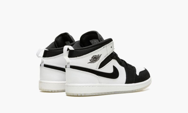 Nike Air Jordan 1 Mid SE (PS) Lasten Kengät Valkoinen Mustat | 496HTFSDN